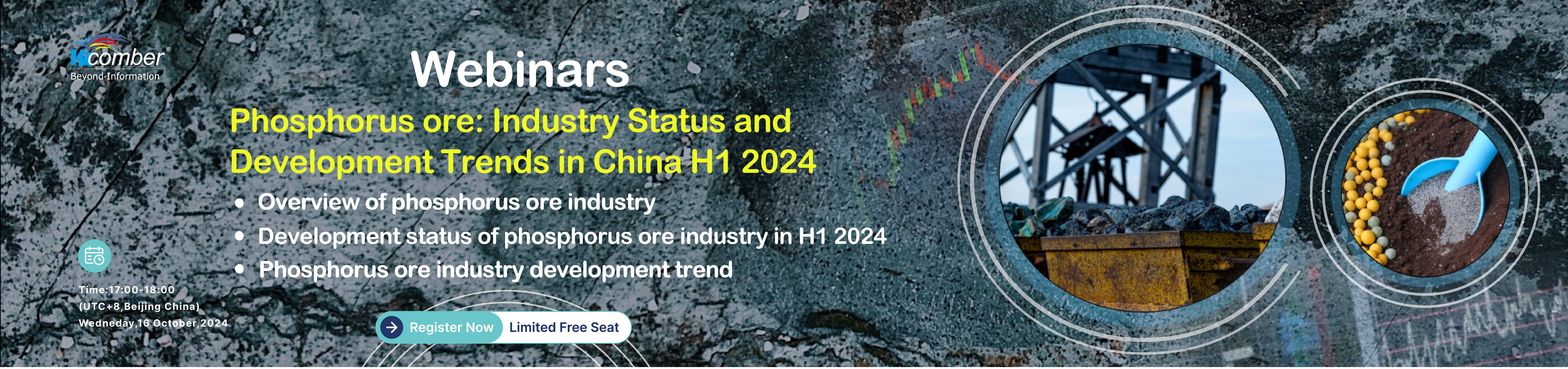 Phosphorus ore: Industry Status and DevelopmentTrends in China H1 2024